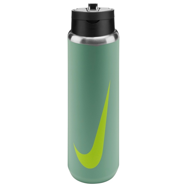 Nike Butelka do picia Recharge Straw Bottle stal nierdzewna zielona 709ml